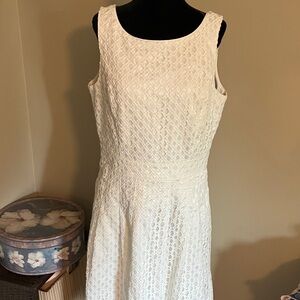 White House Black Market White dress